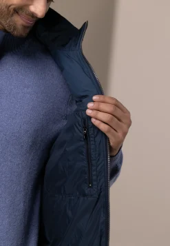 ATELIER corduroy bodywarmer met hoge kraag
