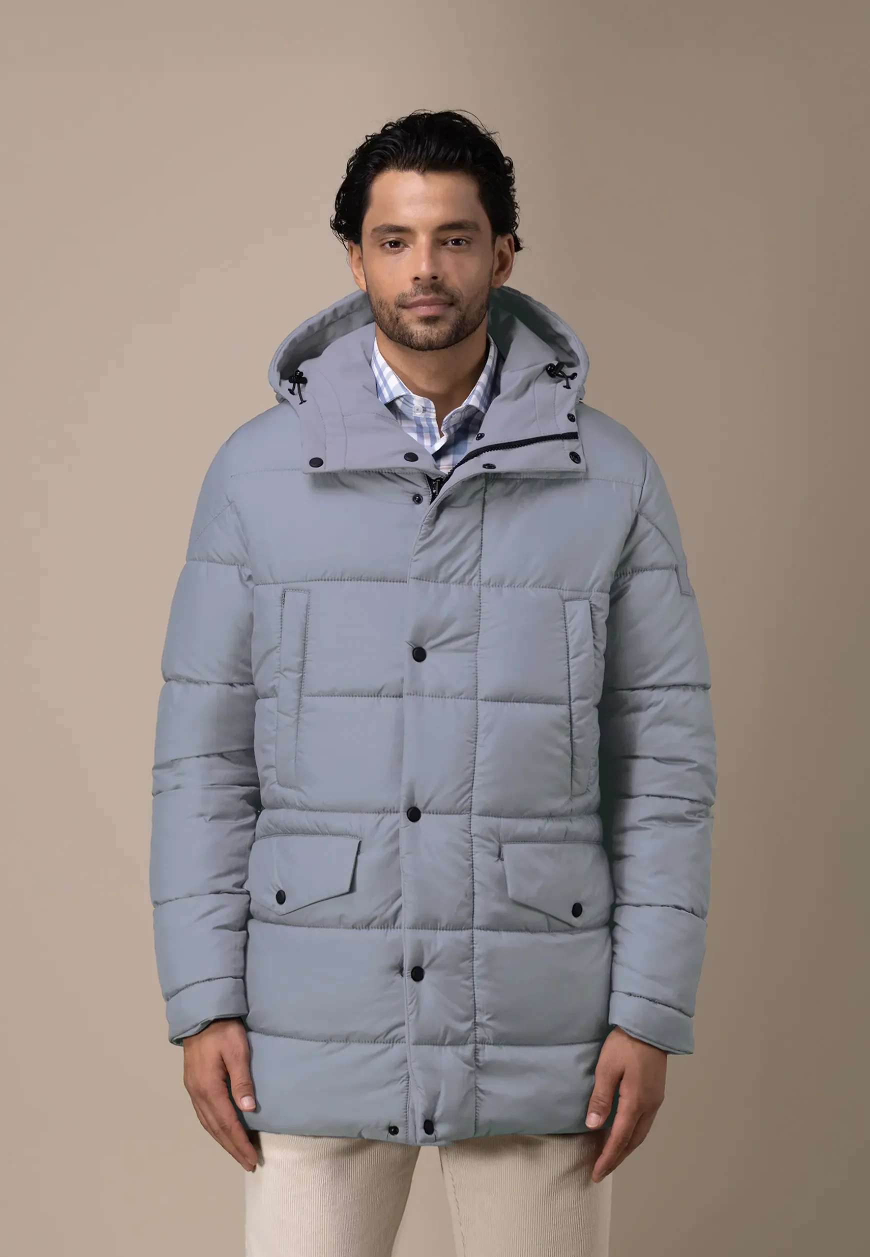 ATELIER omkeerbare parka met capuchon