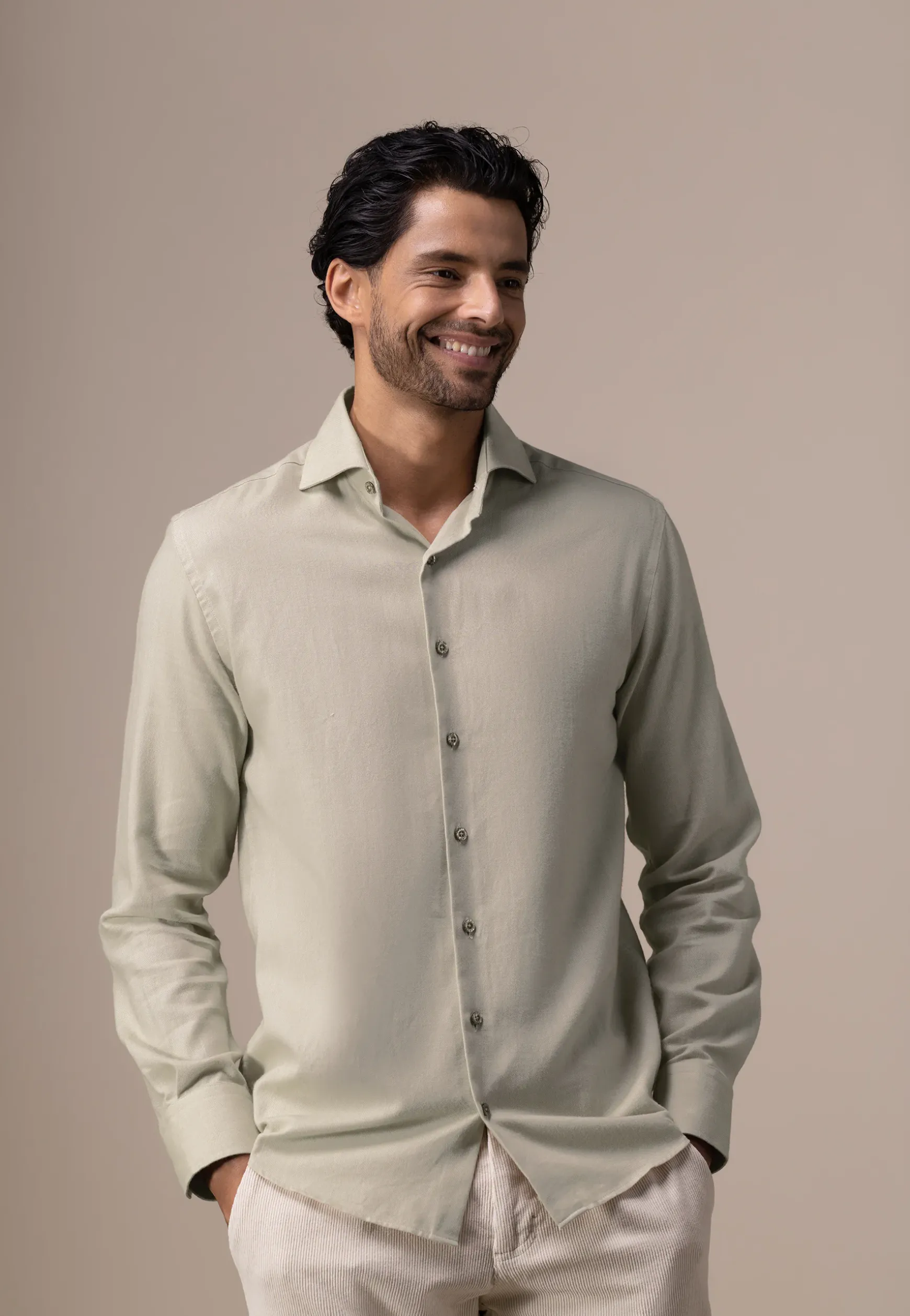 ATELIER twill overhemd