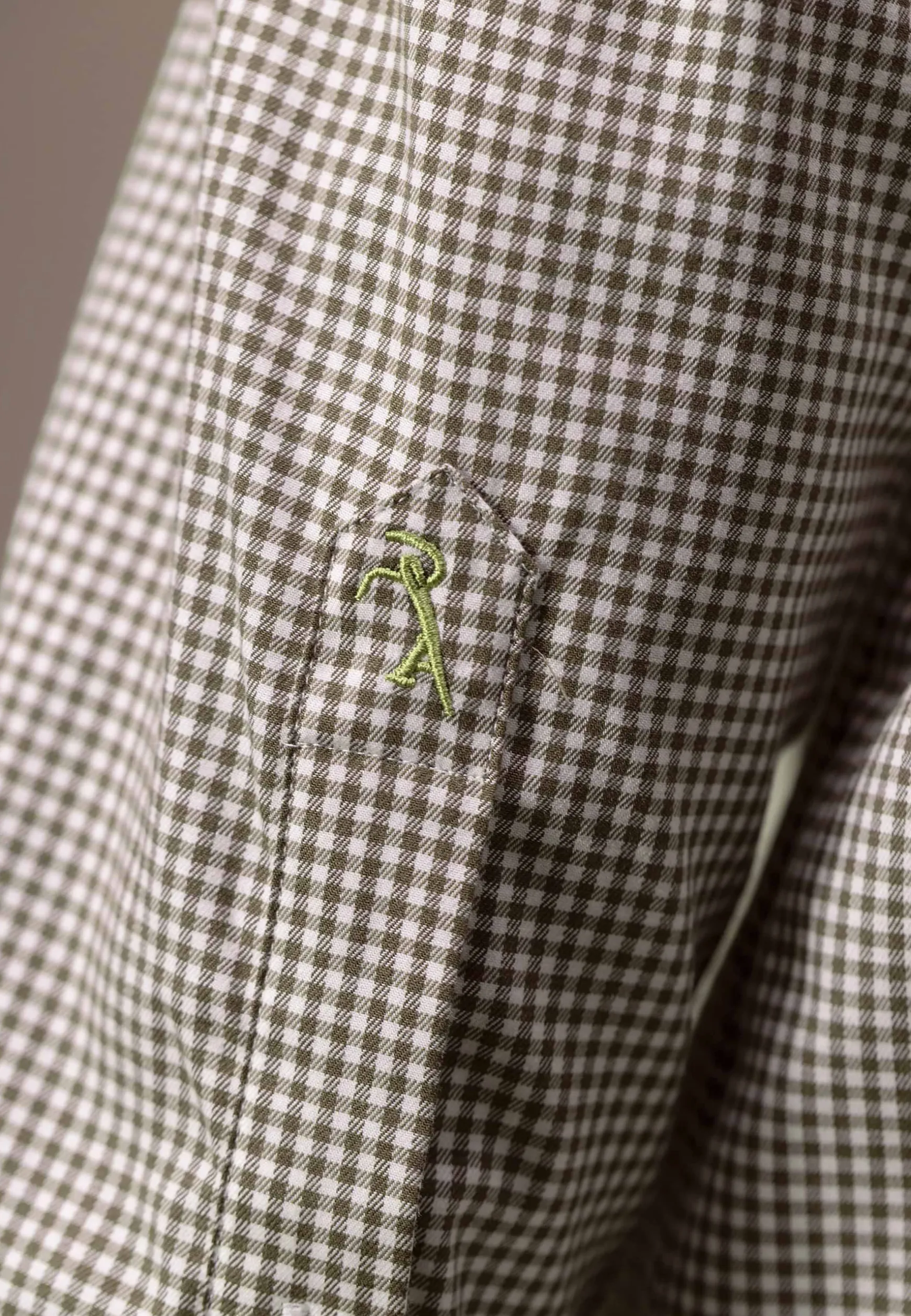 ATELIER twill overhemd met ruitdessin
