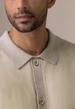 ATELIER vest met suèdelook details