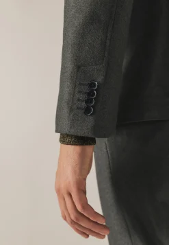 Blazer met stretch en klepzakken