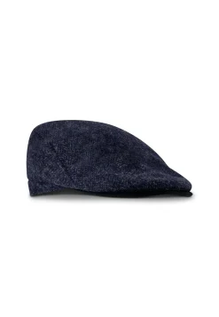 City Sport flat cap met visgraatmotief
