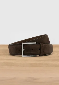 ESSENTIALS riem van suède, 40 mm breed