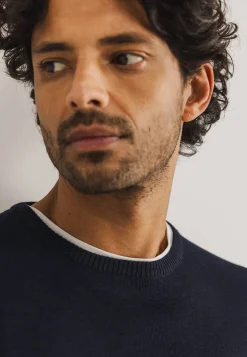 ESSENTIALS trui met ronde hals