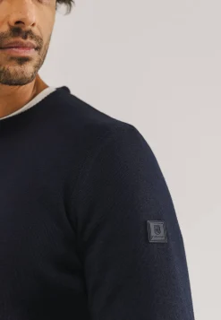 ESSENTIALS trui met ronde hals