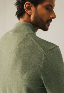 Fijngebreid vest met rits