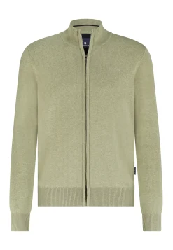 Fijngebreid vest met rits
