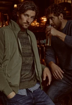 Fleece sweatvest met nylon