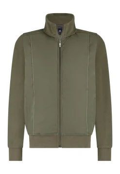 Fleece sweatvest met nylon