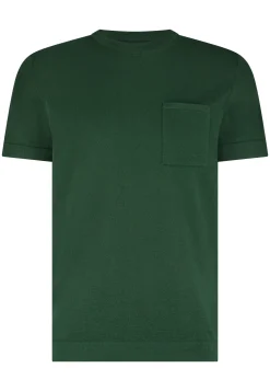 Gebreid T-shirt met borstzak