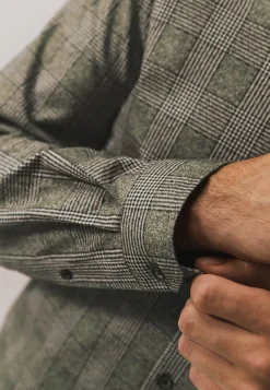 Geruit overhemd van jerseystof