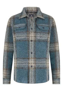 Geruit overshirt met borstzakken