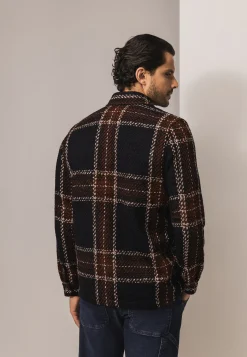 Geruit overshirt met borstzakken