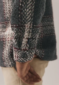 Geruit overshirt met borstzakken