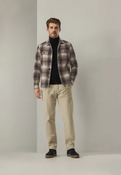 Geruit overshirt met klepzakken