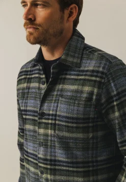 Geruit overshirt van twillstof