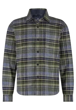 Geruit overshirt van twillstof