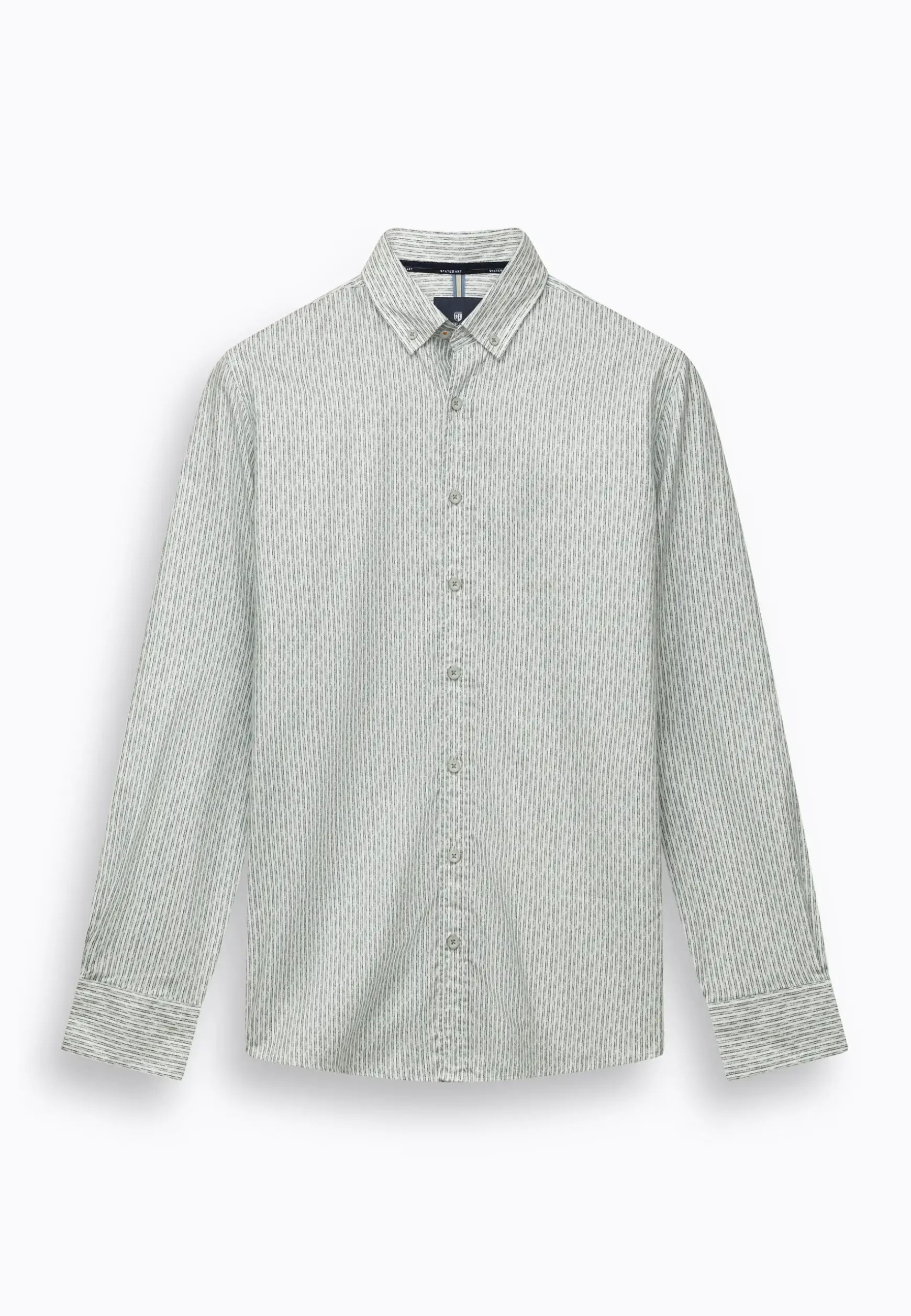 Gestreept poplin overhemd