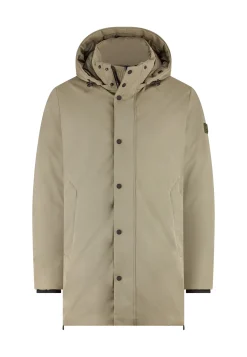 Gewatteerde parka met capuchon