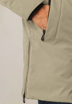 Gewatteerde parka met capuchon