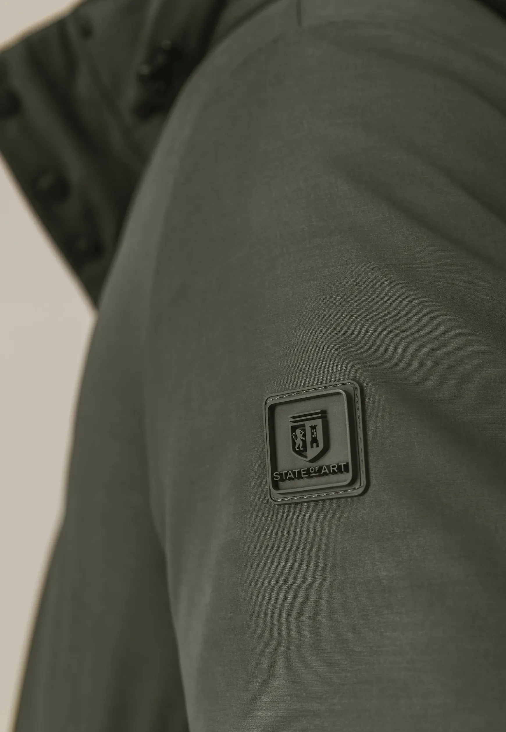 Gewatteerde parka met capuchon