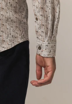 Jersey overhemd met all-over print