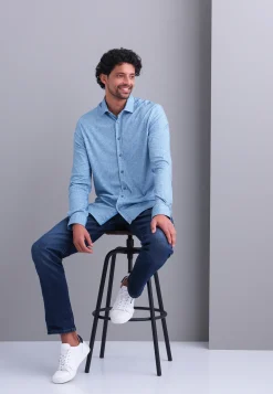 Jersey overhemd van katoen