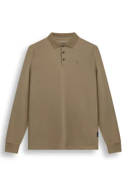 Katoenen polo met borduursel