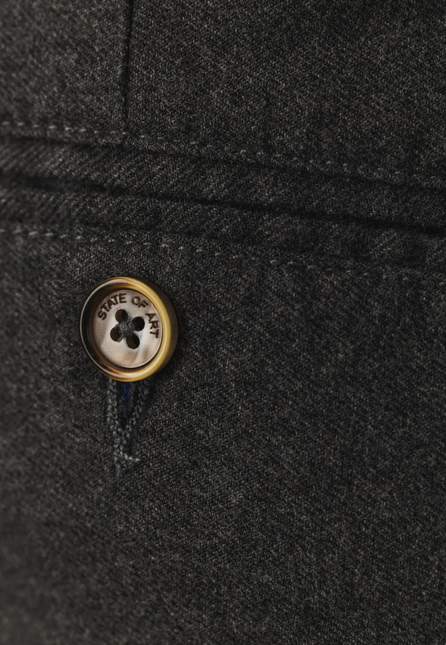 NAVIGATOR chino in stretchstof met bandplooien