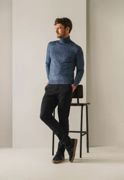 NAVIGATOR twill chino in stretchstof