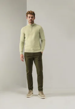 NAVIGATOR twill chino in stretchstof