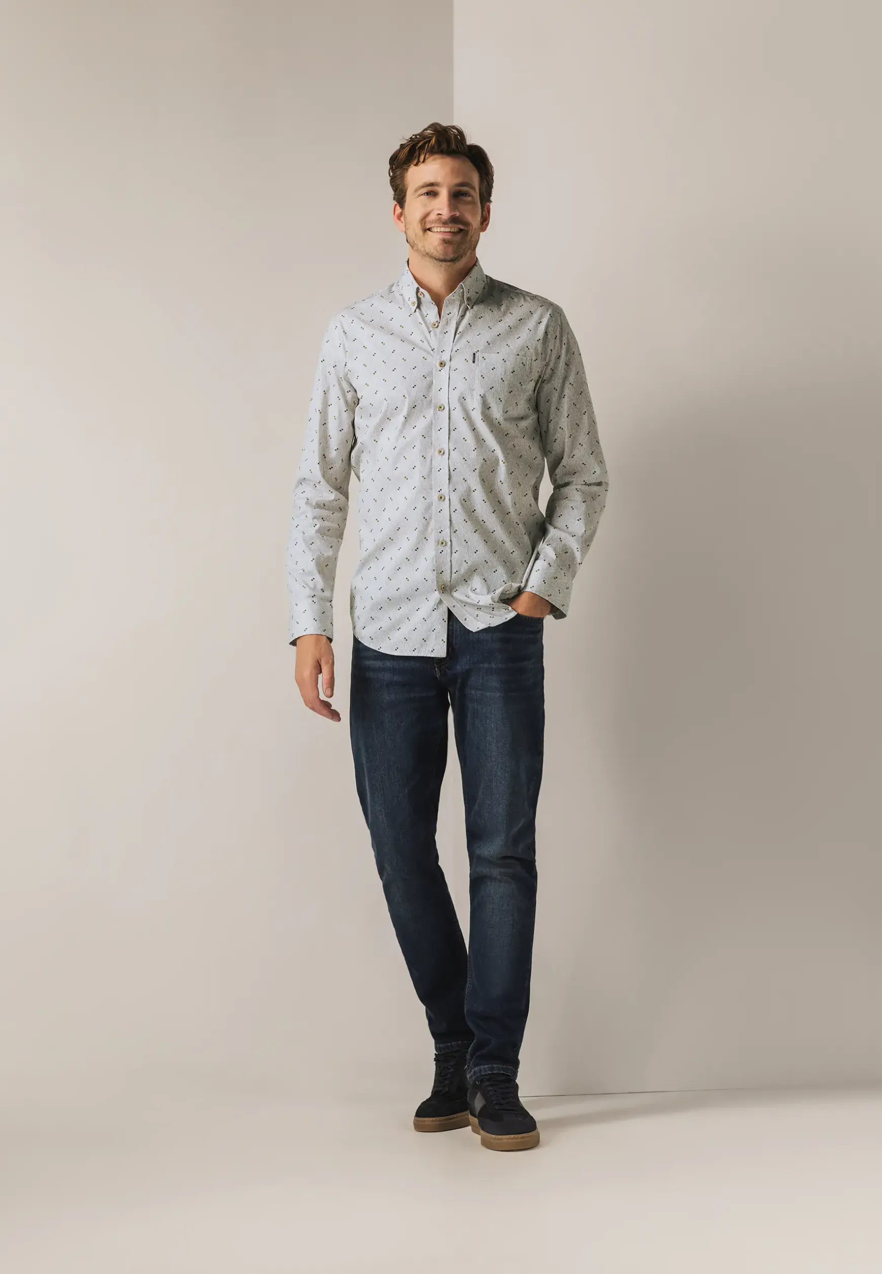 Overhemd met all-over print