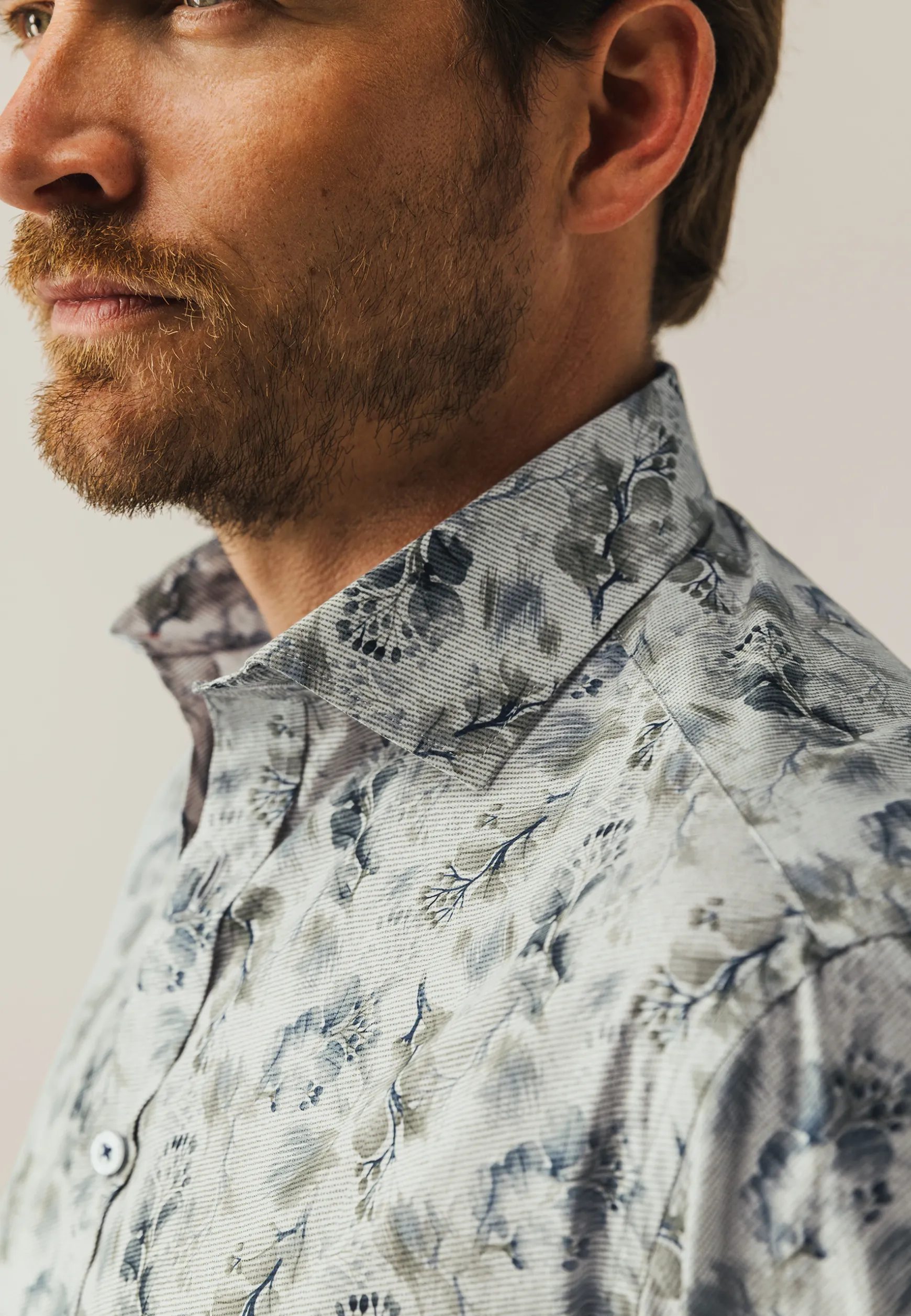Overhemd met bloemenprint