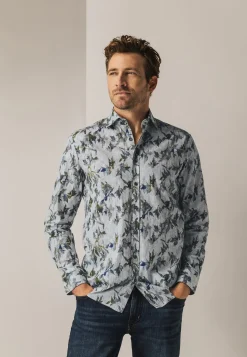 Overhemd met een botanische print