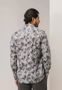 Overhemd met een botanische print