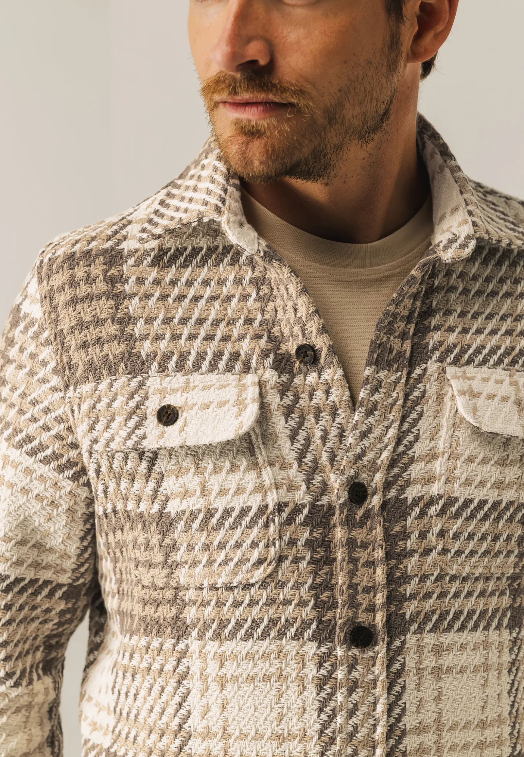 Overshirt met twee klepzakken