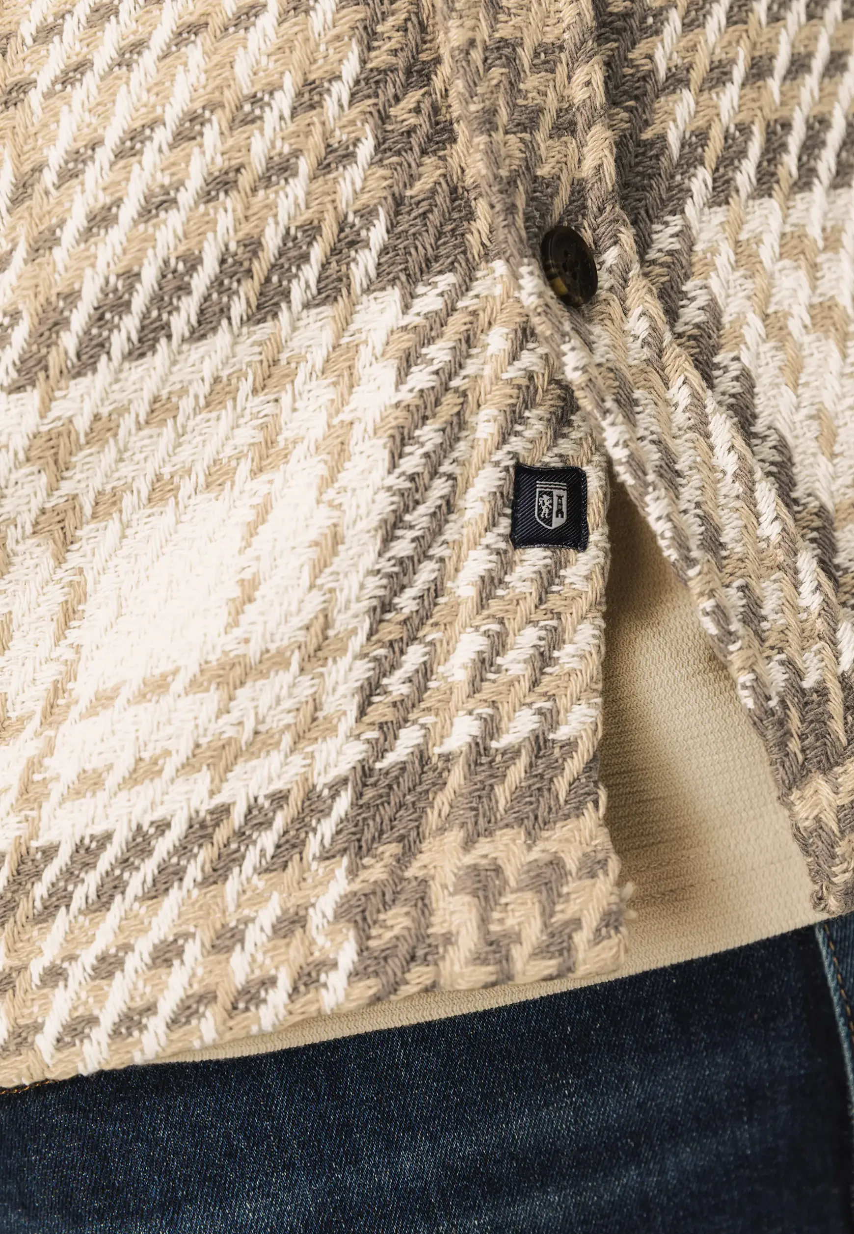 Overshirt met twee klepzakken