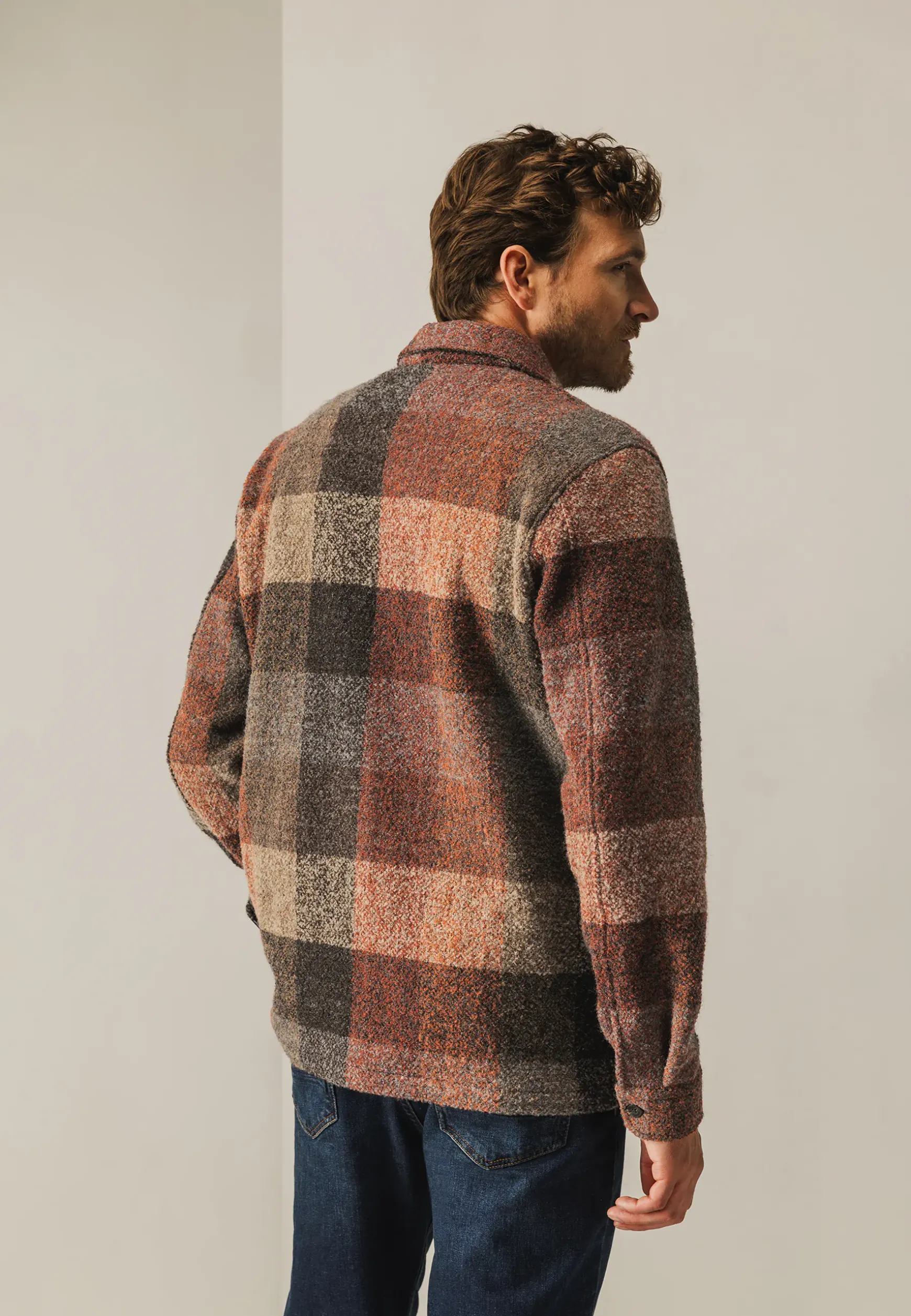 Overshirt van een polyestermix