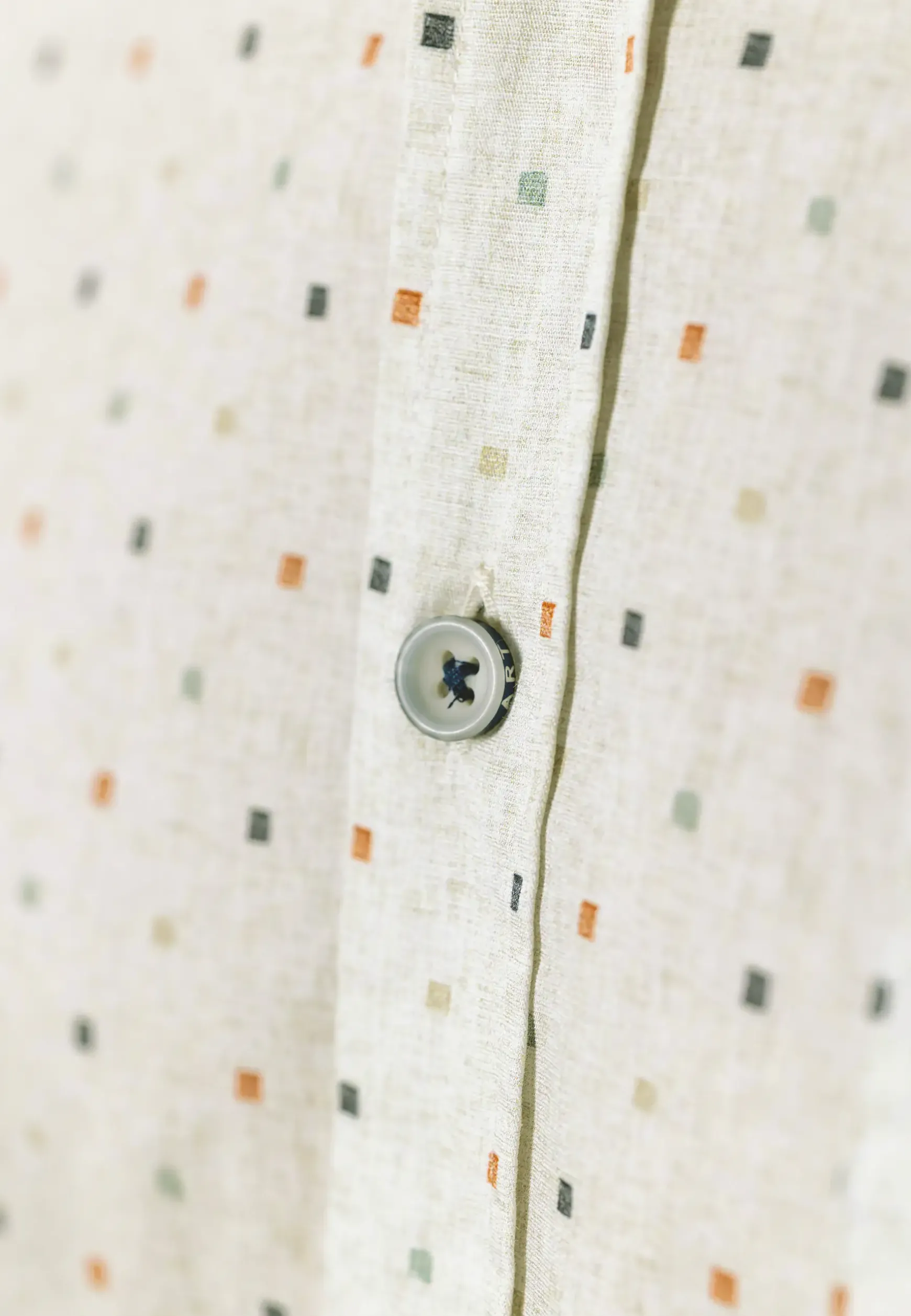 Poplin overhemd met all-over print