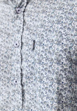 Poplin overhemd met all-over print