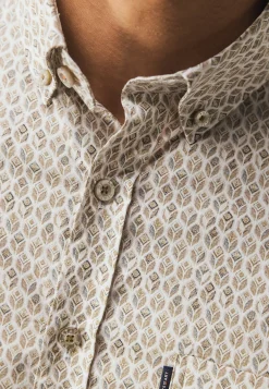 Poplin overhemd met geometrische print