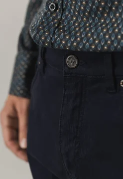 RACER corduroy 5-pocket in stretchstof