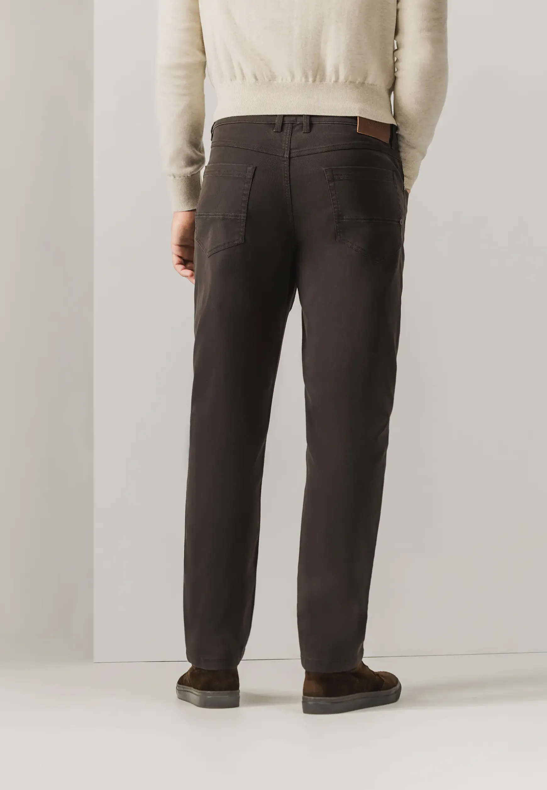 RACER corduroy 5-pocket in stretchstof