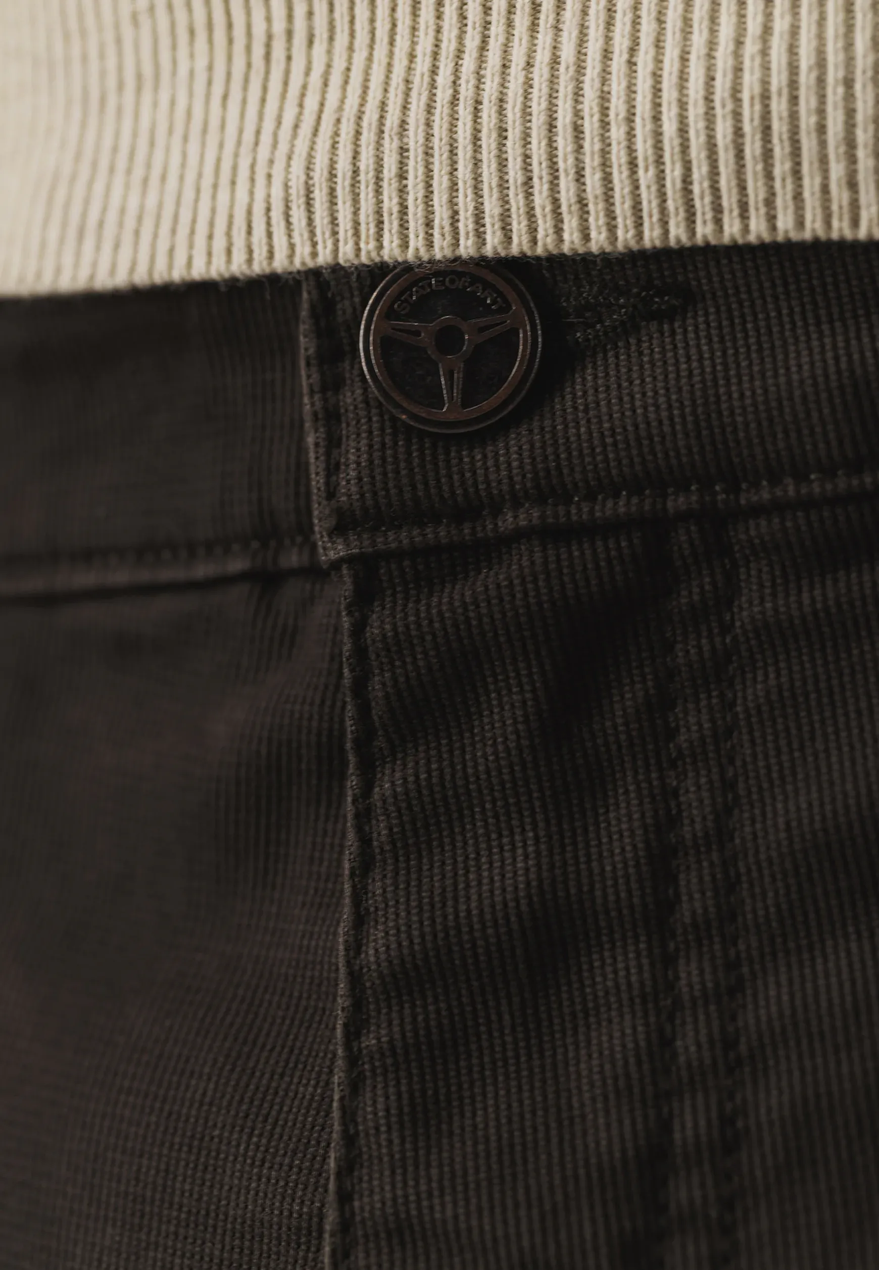 RACER corduroy 5-pocket in stretchstof
