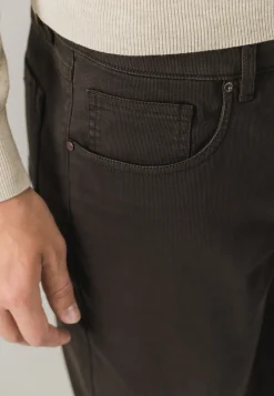 RACER corduroy 5-pocket in stretchstof