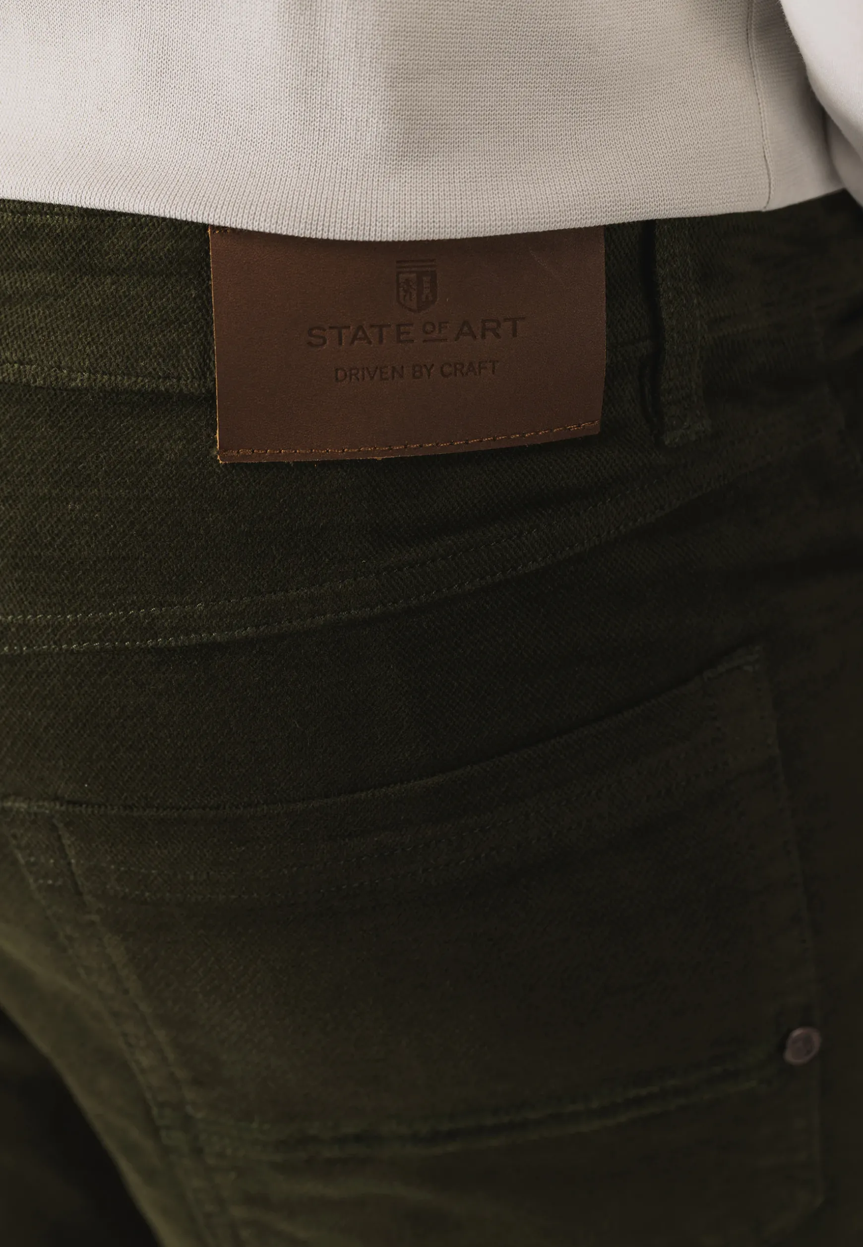 RACER 5-pocket in stretchstof