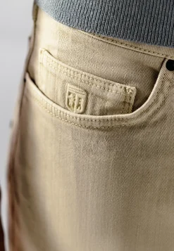 RACER 5-pocket van gekleurd stretchdenim