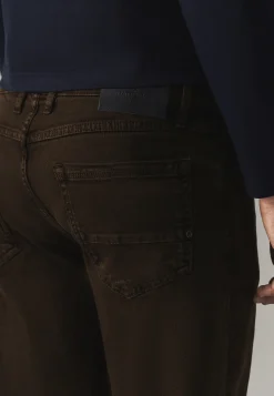 RACER 5-pocket van gekleurd stretchdenim
