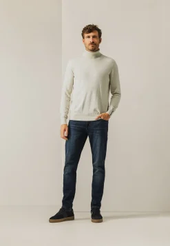 Regular fit coltrui van katoen